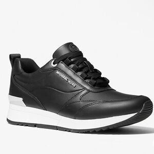 MICHAEL MICHAEL KORS Allie Stride Leather and Nylon Trainer Size 8.5 NWOT